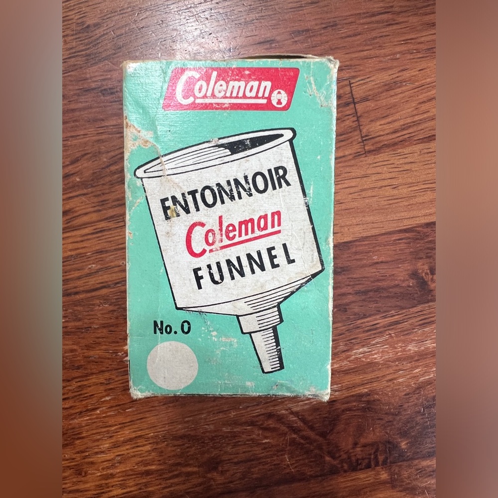 Vintage Coleman Funnel in Original Box